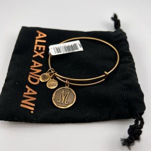 Alex and Ani Initial M bracelet